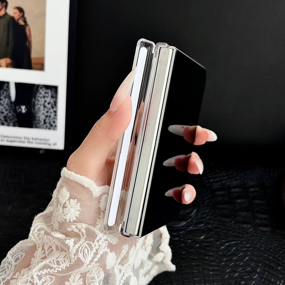 Clear Capsule Stand iPhone Duo Case - Original product photo 6