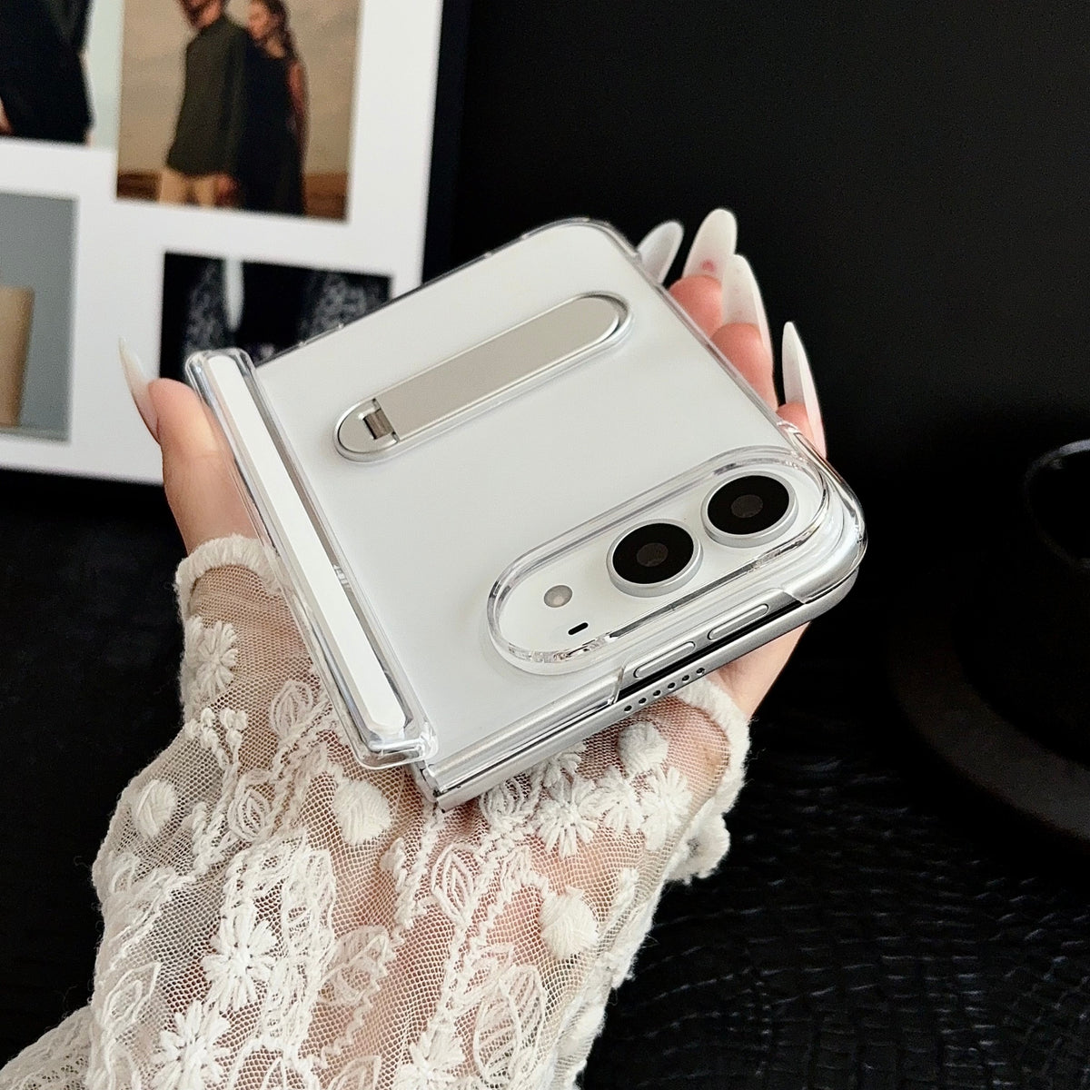 Clear Capsule Stand iPhone Duo Case - Original product photo 9
