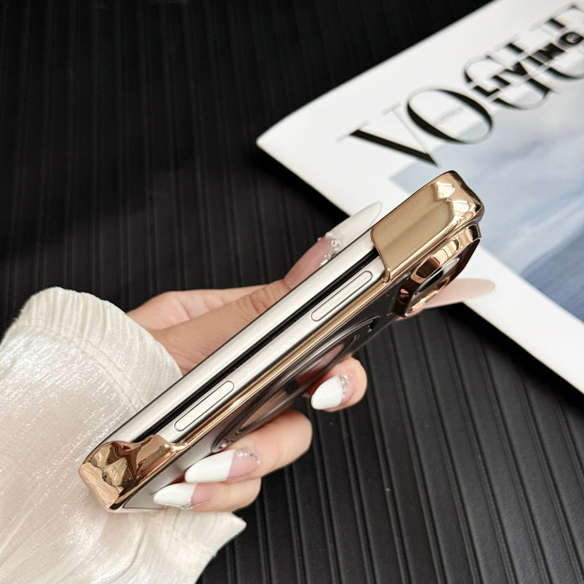 Metallic Ring Stand iPhone Duo Case - Original product photo 8