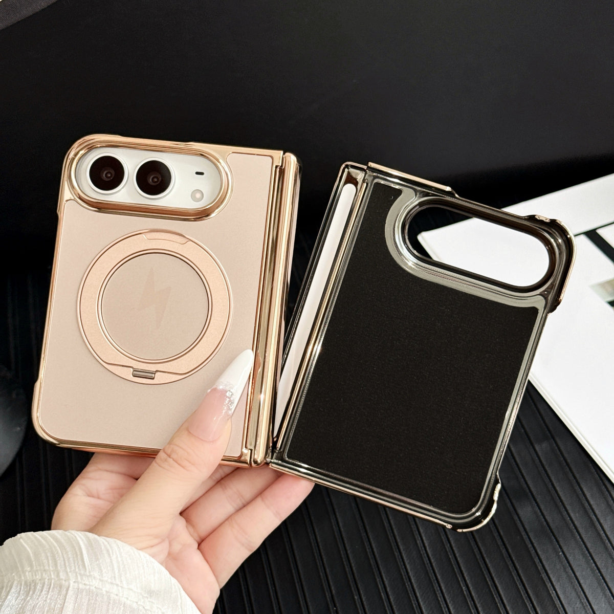 Metallic Ring Stand iPhone Duo Case - Original product photo 12
