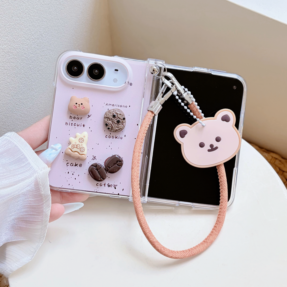 Coffee Bear Charm iPhone Duo Case - Original product photo 1
