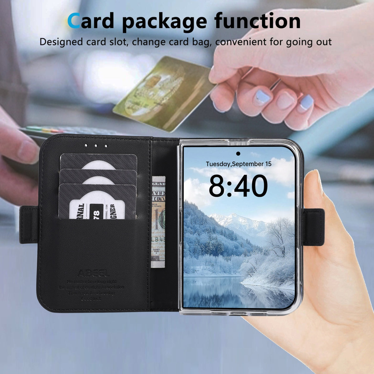Stitched Folio iPhone Duo Case - Original product photo 11