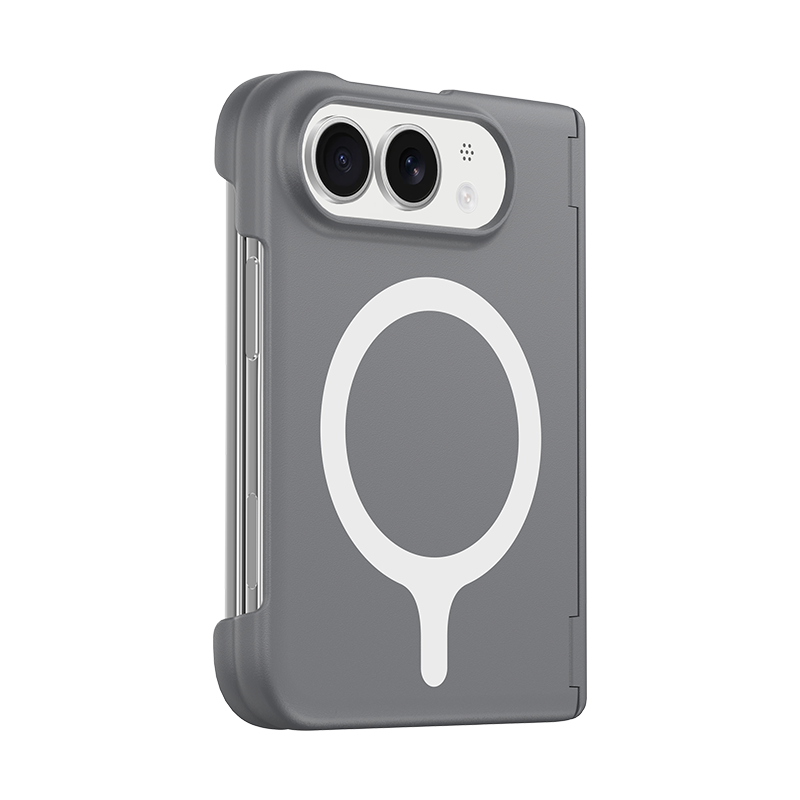 caseease solid color hinge-cover iPhone Duo case, product photo