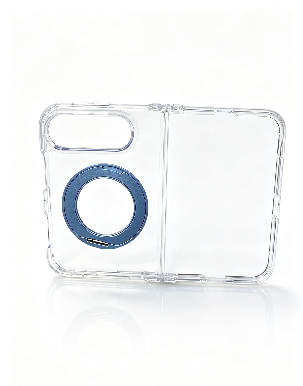 caseease clear rotating ring stand iPhone Duo case, product photo