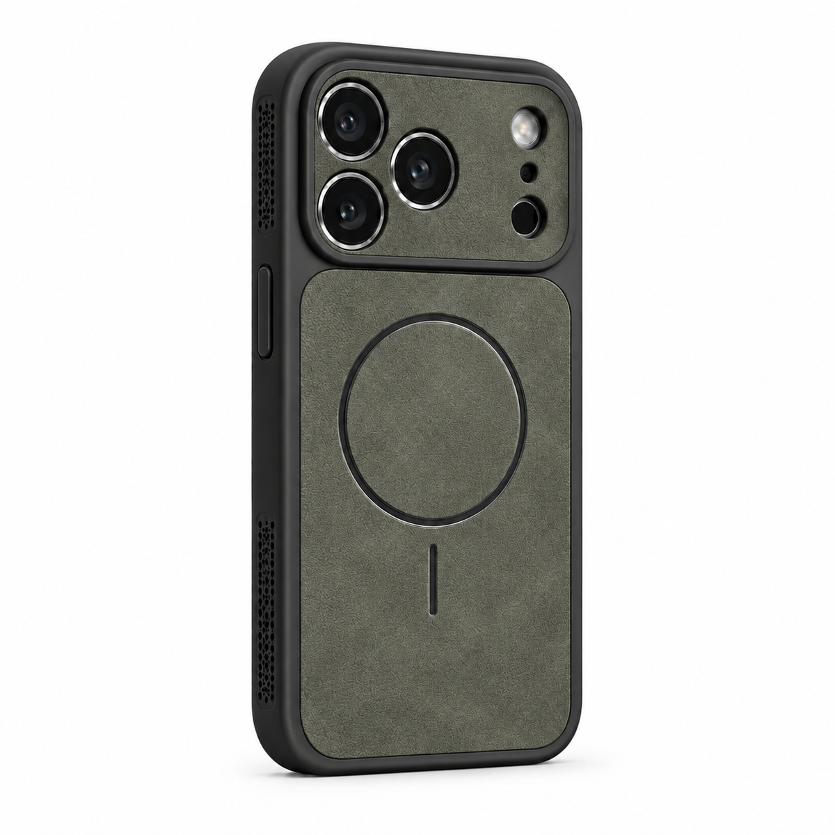 CaseEase black iPhone case on white background