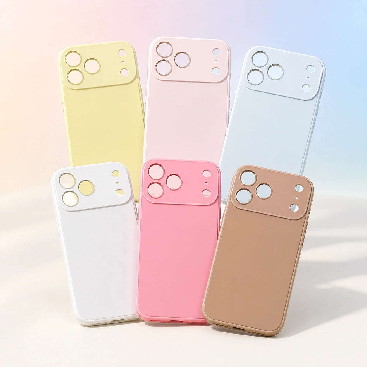 Luxury crystal gloss iPhone case color collection for iPhone 13 through iPhone 17