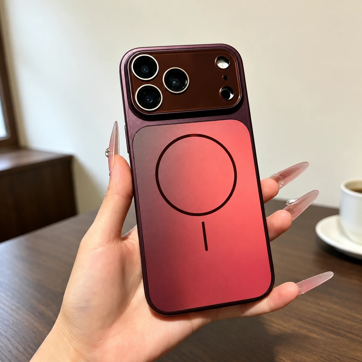 CaseEase Gradient iPhone Case with Camera Protection - product photo 1