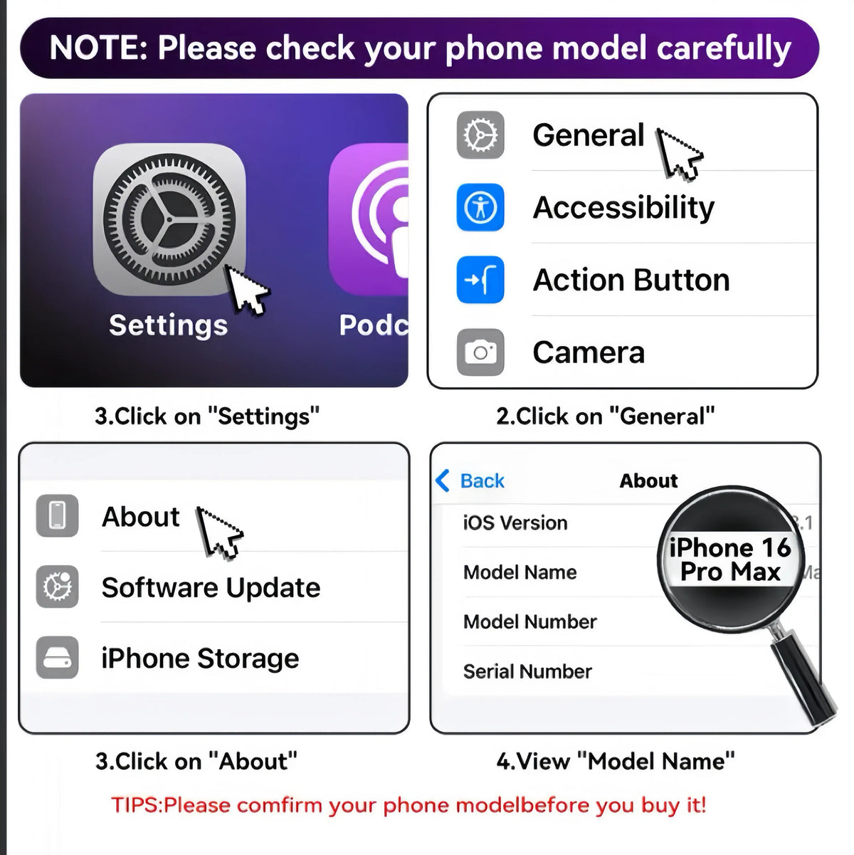Military-Grade iPhone Case with Sliding Camera Cover & Ring Stand — view 2