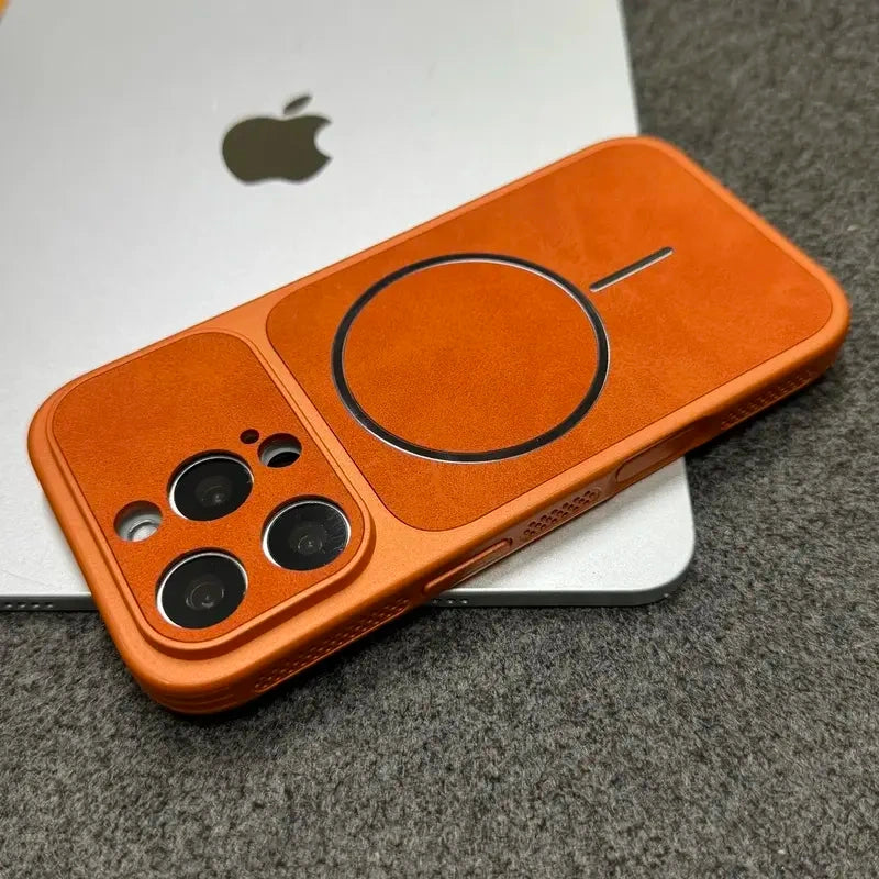 CaseEase Lambskin-Feel Ventilated iPhone Case - product photo 2