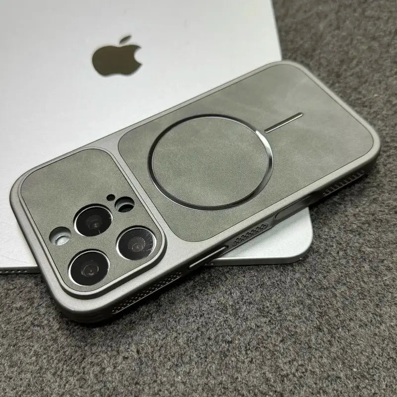 CaseEase Lambskin-Feel Ventilated iPhone Case - product photo 4