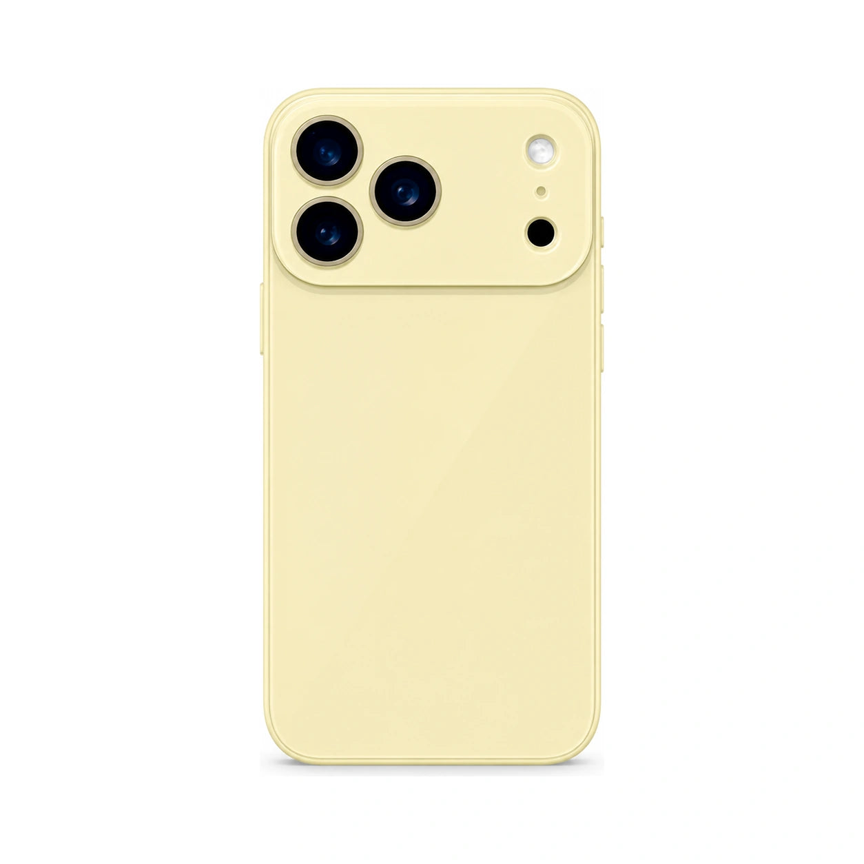 Butter Yellow luxury crystal gloss iPhone case color variant