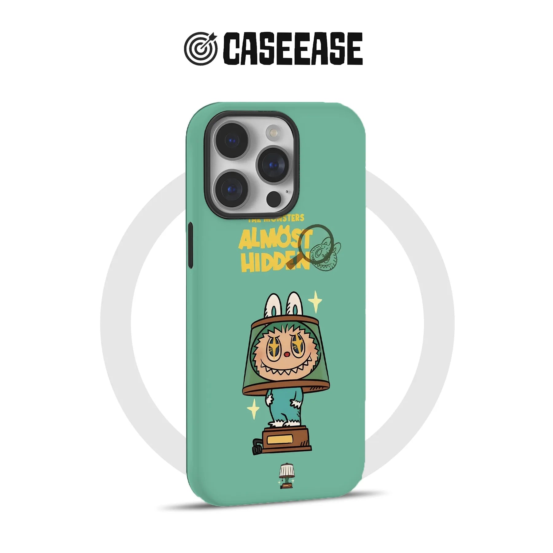 Almost Hidden Labubu Phone Case