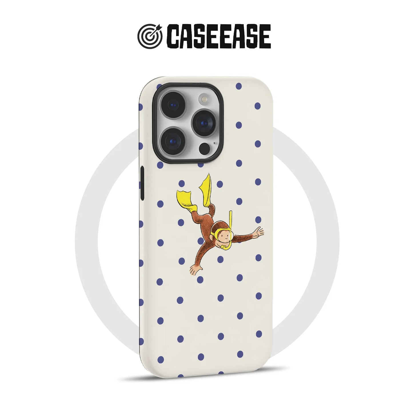 Curious George Snorkeling Phone Case