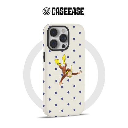 Curious George Snorkeling Phone Case
