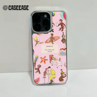 Holographic Chrome Curious Monkey Phone Case - Fun and Colorful