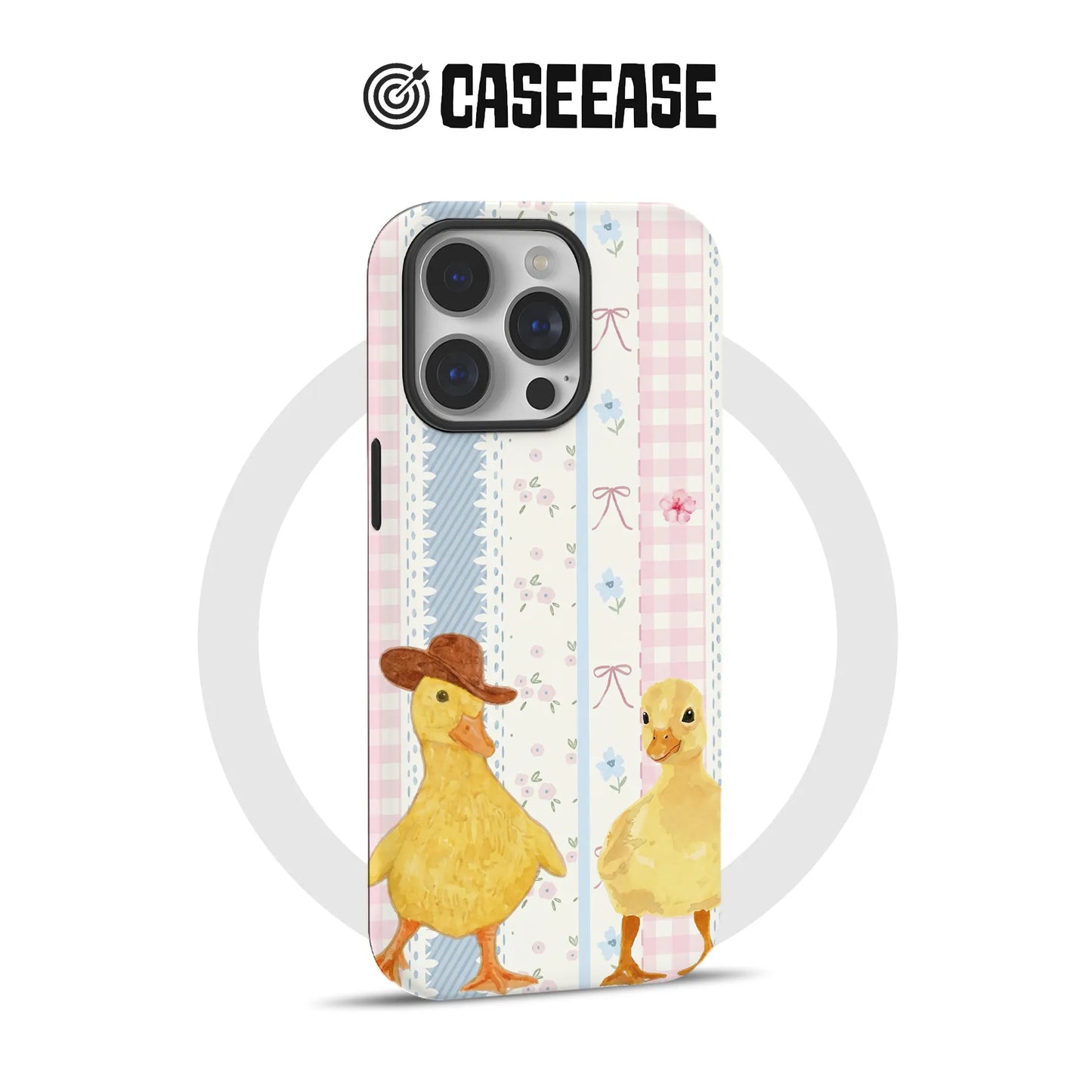 Cute Duck Pattern Phone Case for iPhone