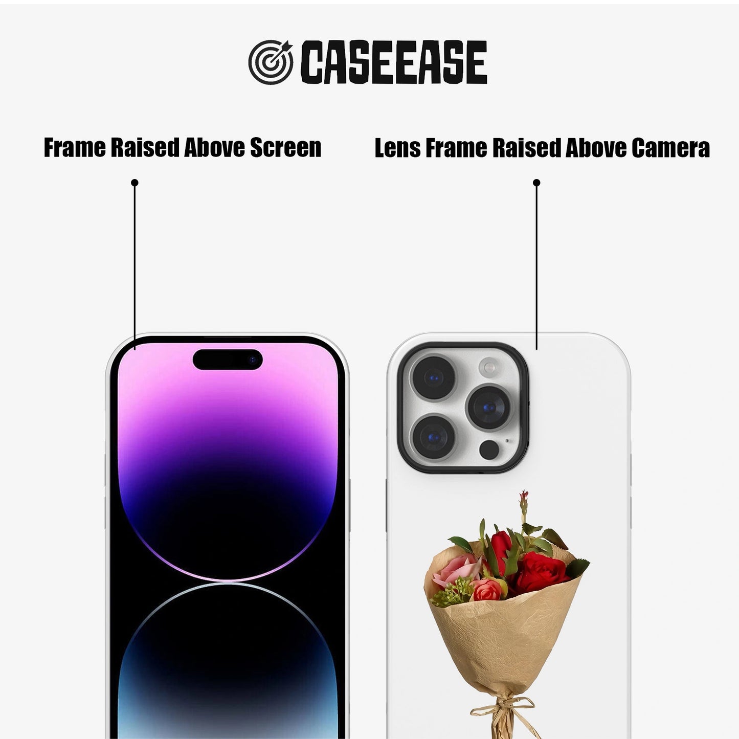 Elegant Bouquet Phone Case – Romantic Floral Design