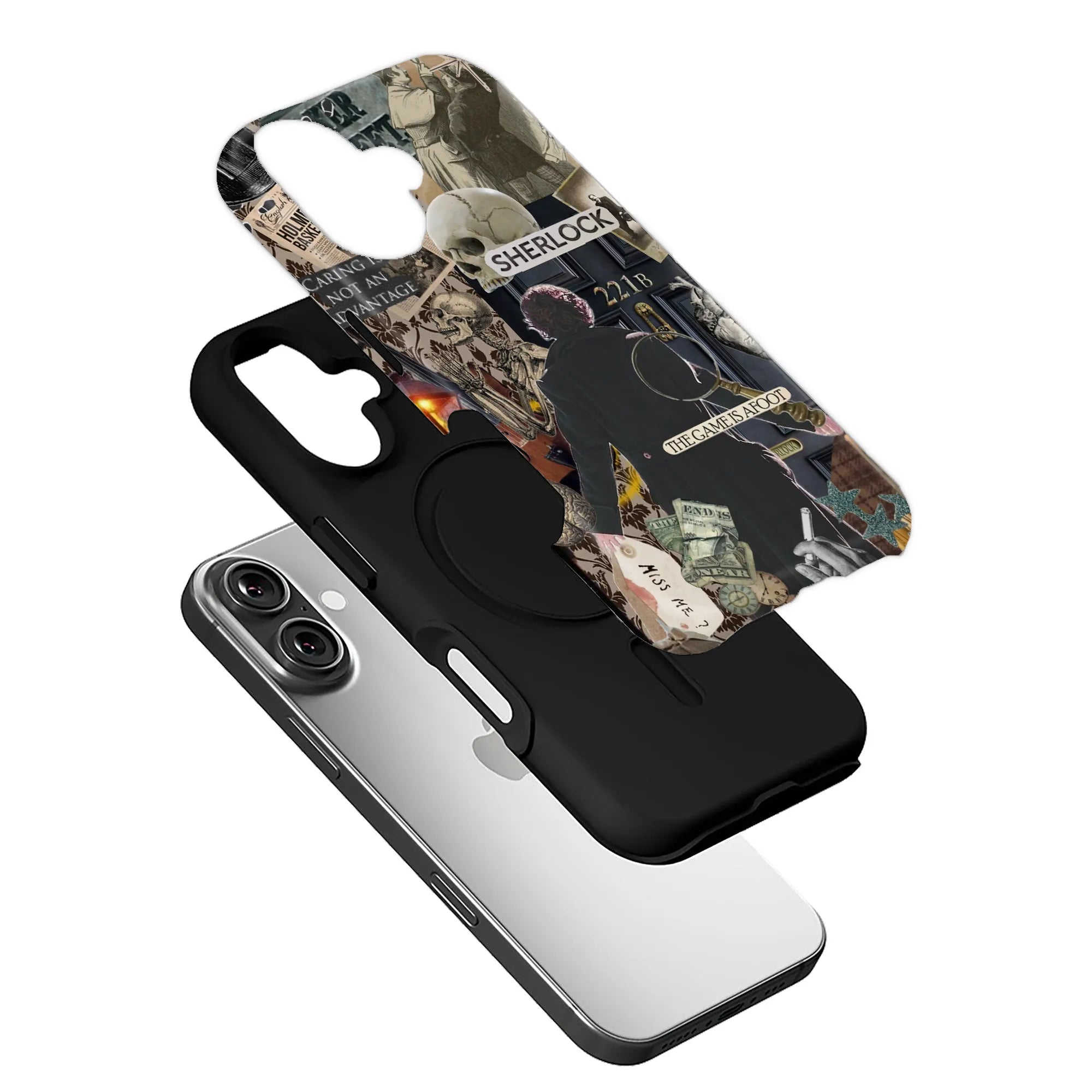 Sherlock Holmes Inspired Phone Case