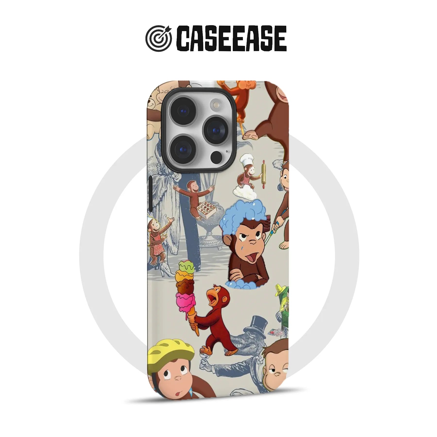 Curious George Cartoon Phone Case