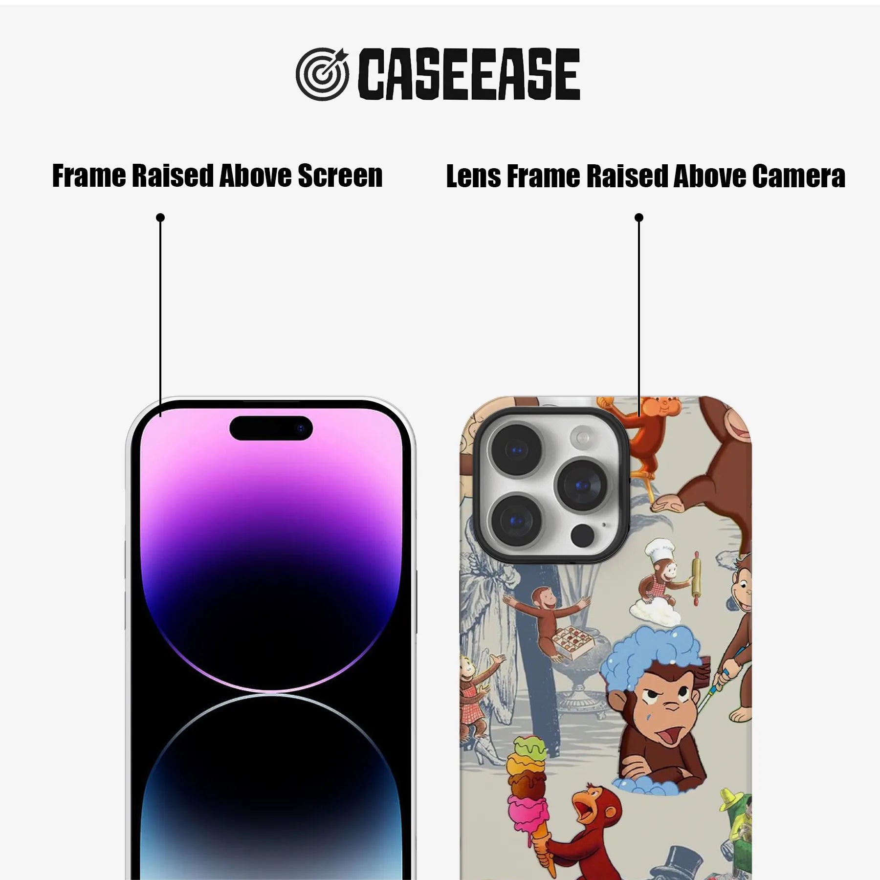 Curious George Cartoon Phone Case