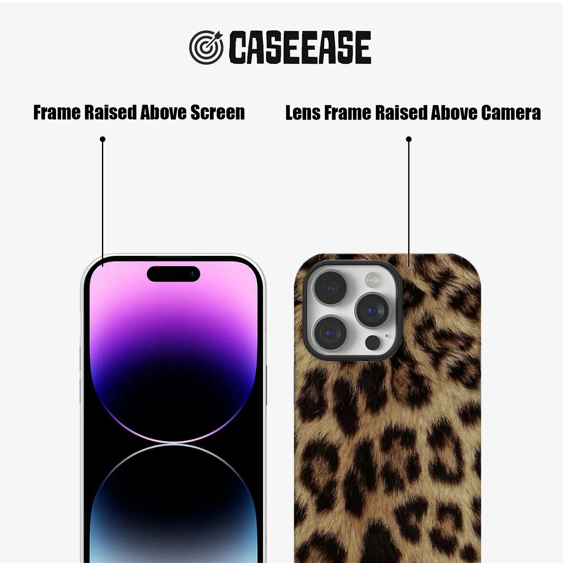 Stylish Leopard Print Phone Case