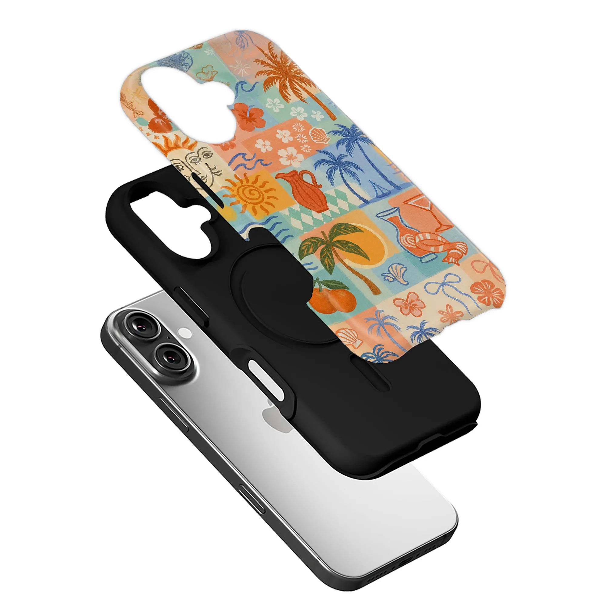 Tropical Paradise Collage Phone Case