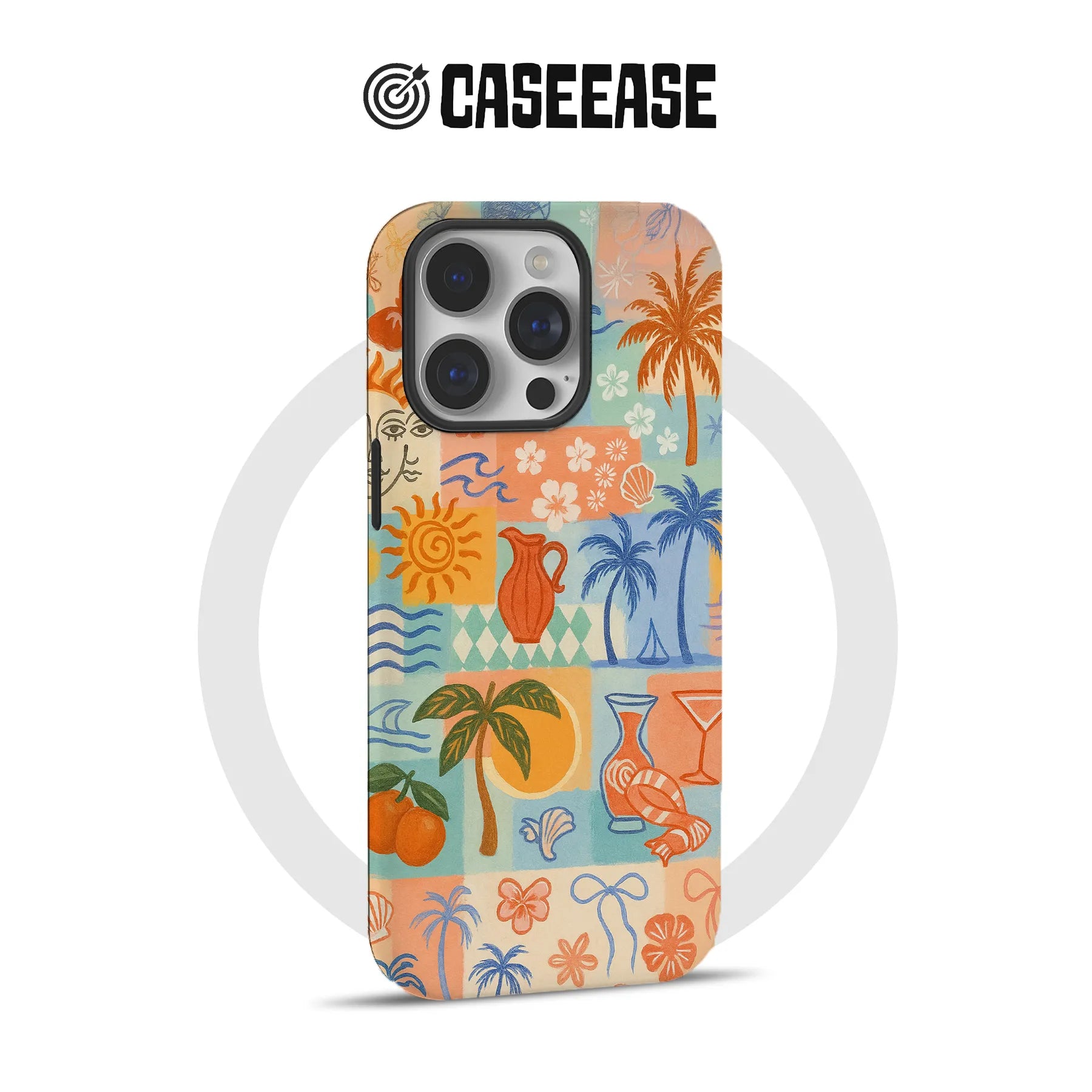 Tropical Paradise Collage Phone Case