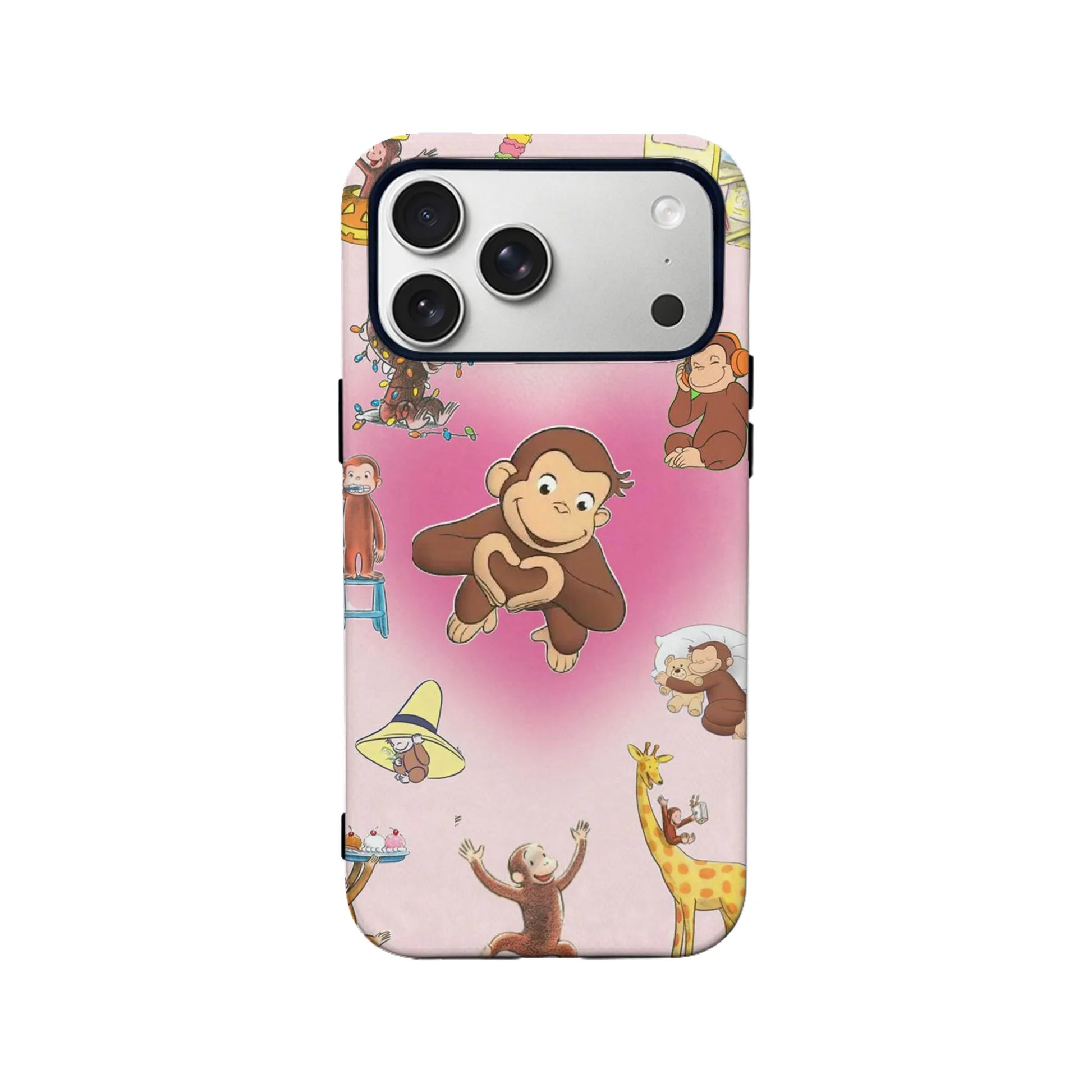 Curious George Pattern Phone Case Curious George Pattern Phone Case