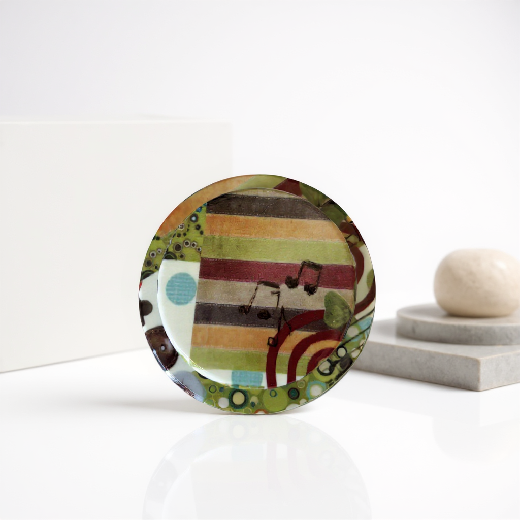 Colorful Music Collage MagSafe Phone Stand