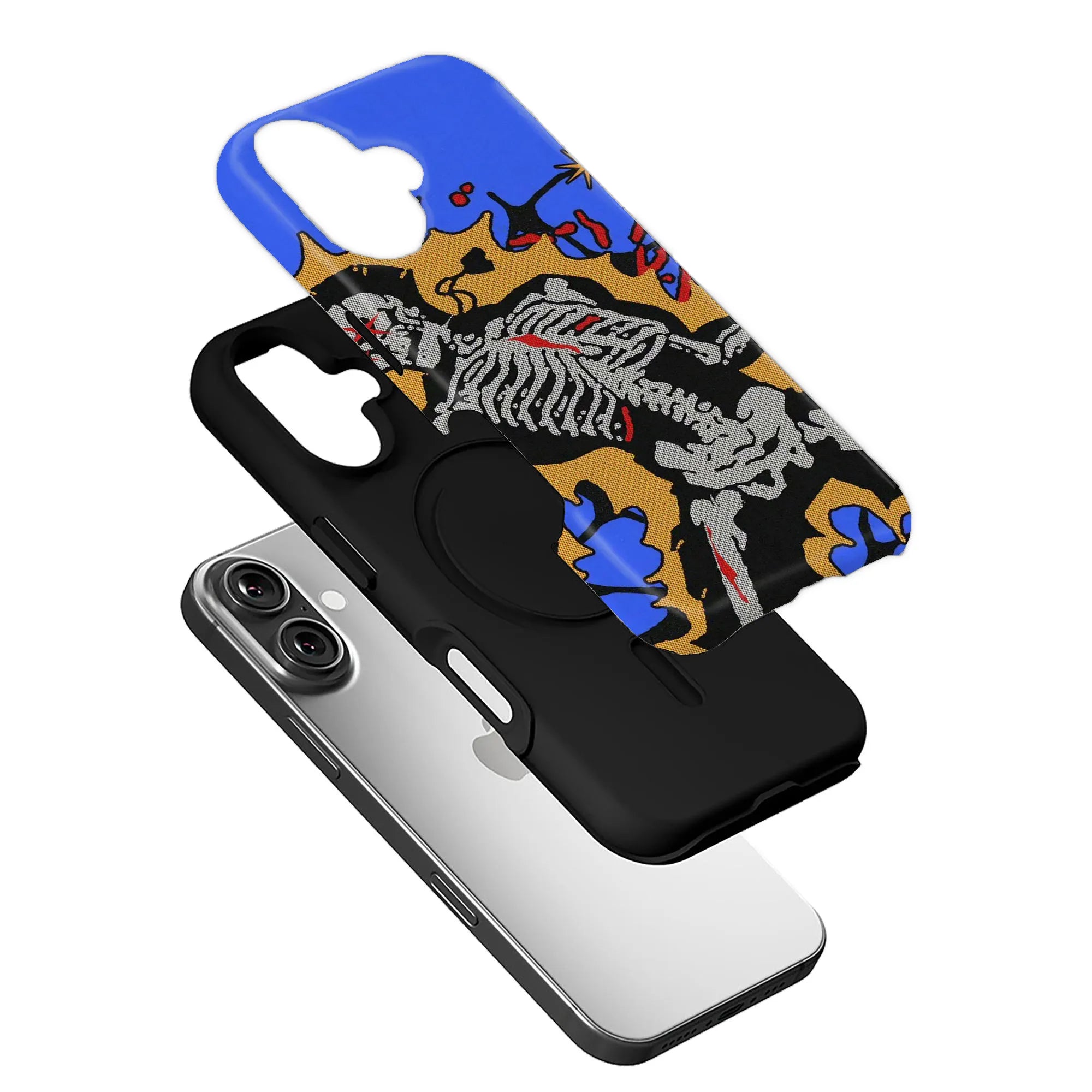 Artistic Skeleton Phone Case - Unique and Stylish