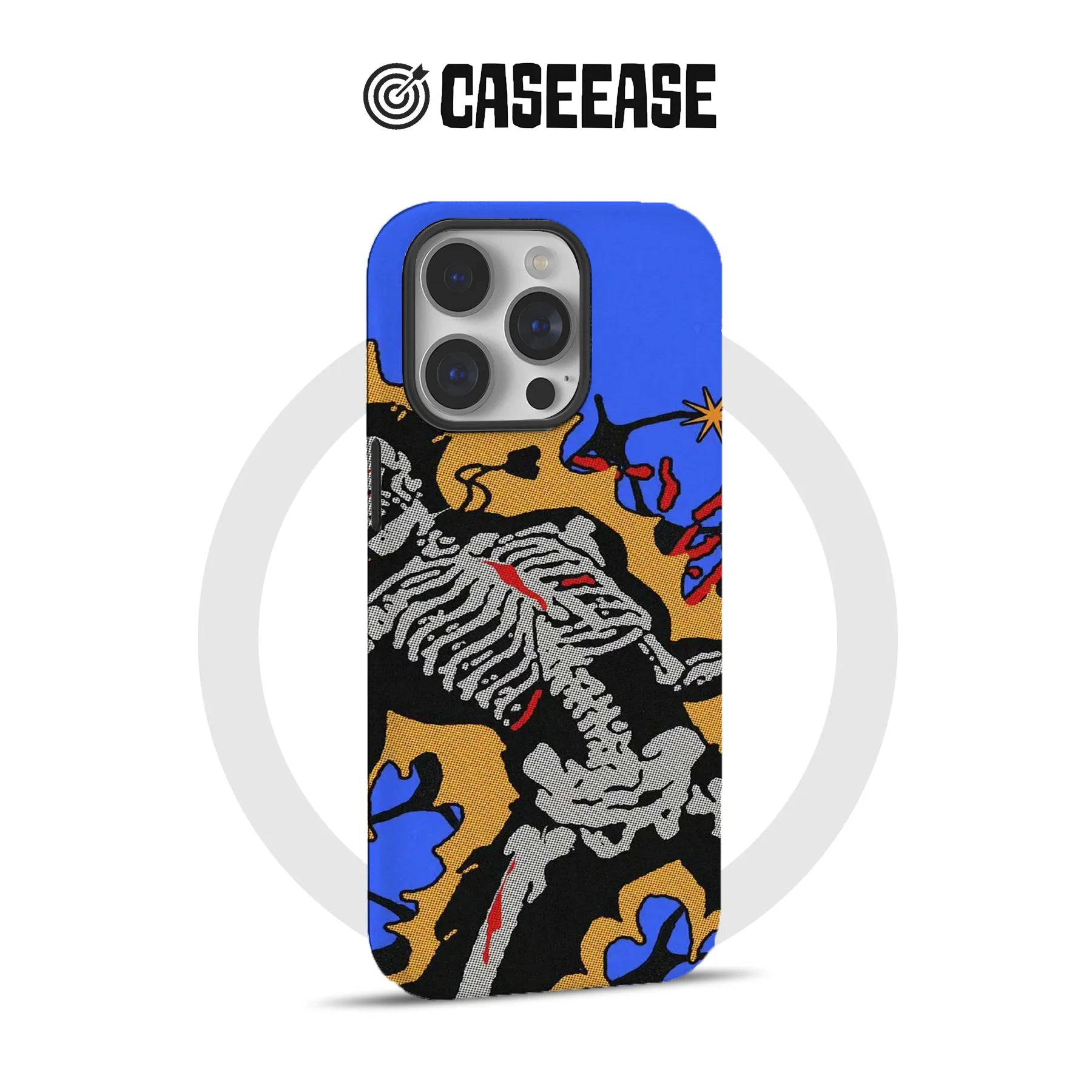 Artistic Skeleton Phone Case - Unique and Stylish