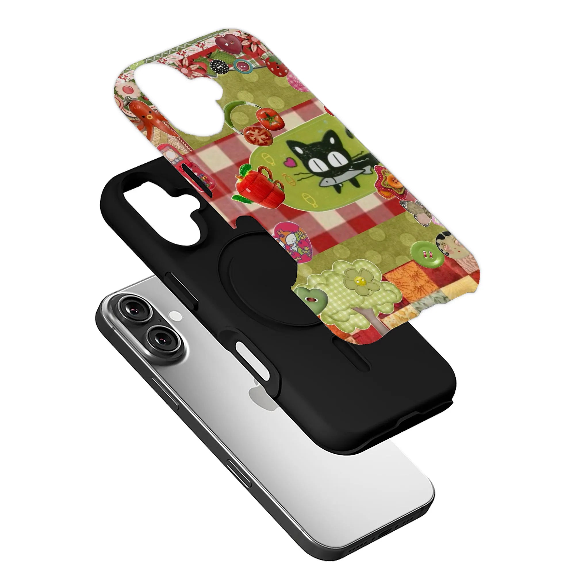 Cute Cat and Garden Phone Case