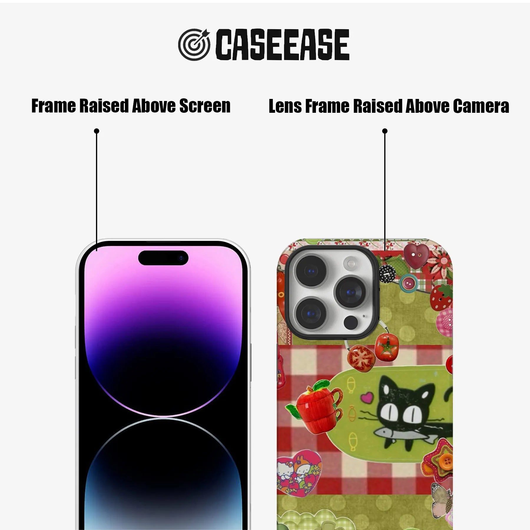 Cute Cat and Garden Phone Case