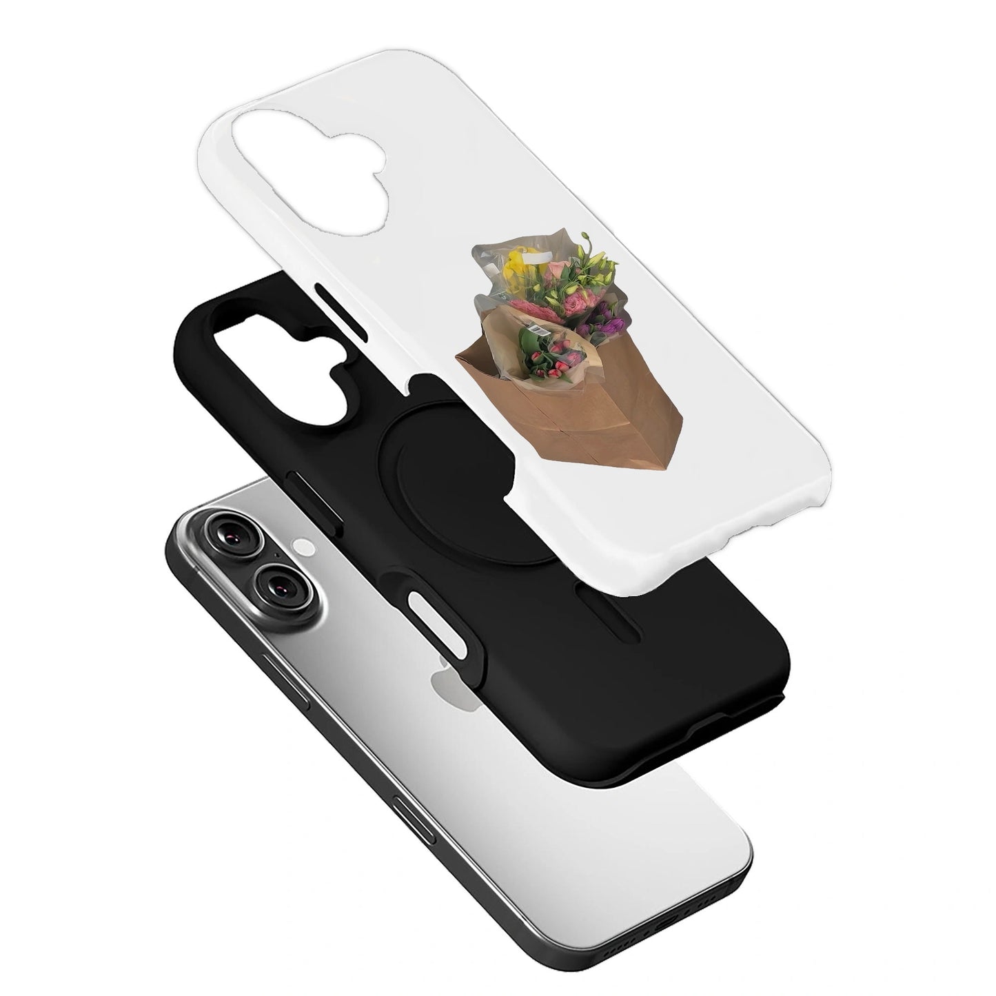 Rustic Floral Bouquet Phone Case – Eco-Chic Design