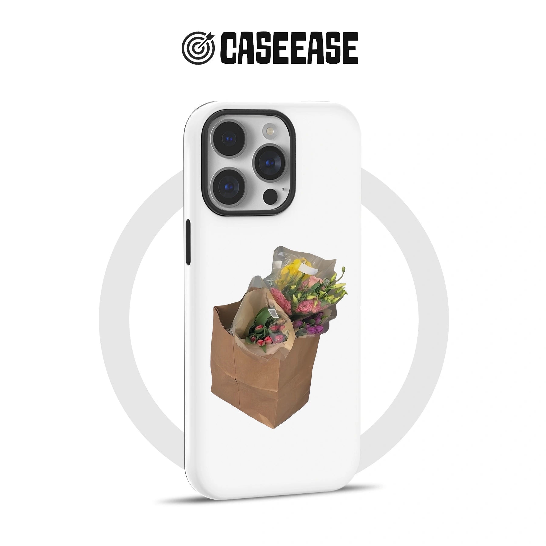 Rustic Floral Bouquet Phone Case – Eco-Chic Design