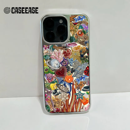 Holographic Chrome Phone Case - Vibrant Jewel Design