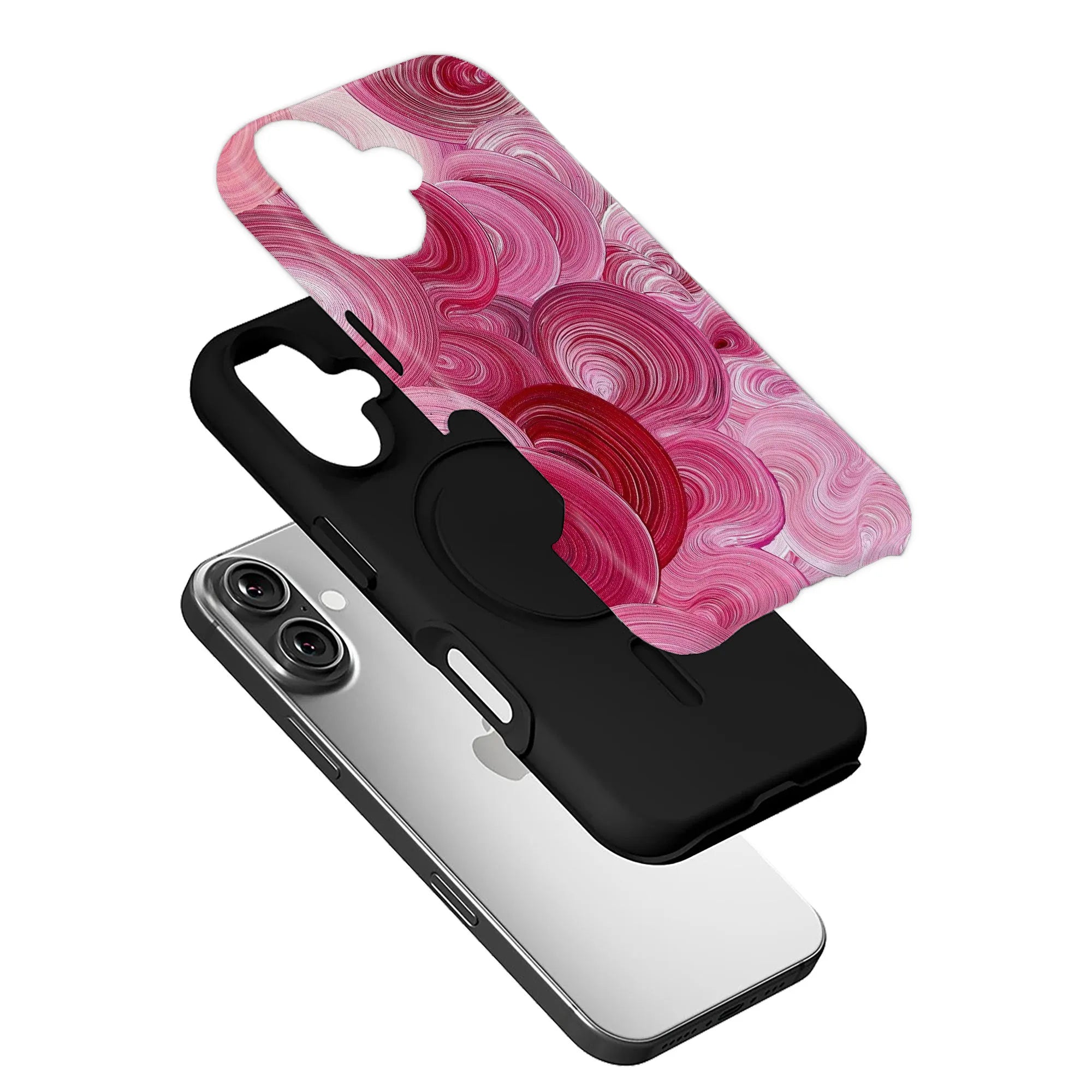 Artistic Swirl Pink Phone Case