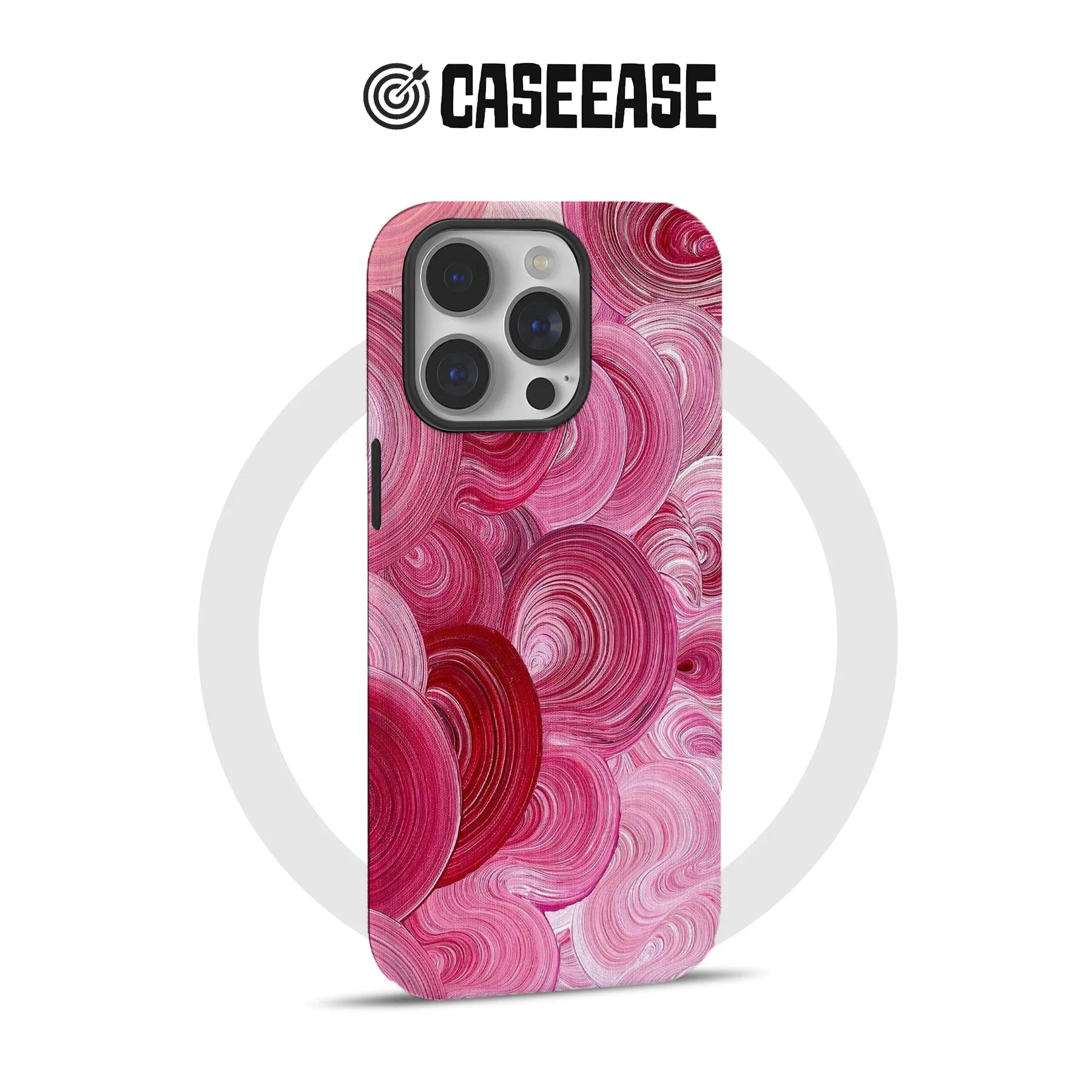 Artistic Swirl Pink Phone Case
