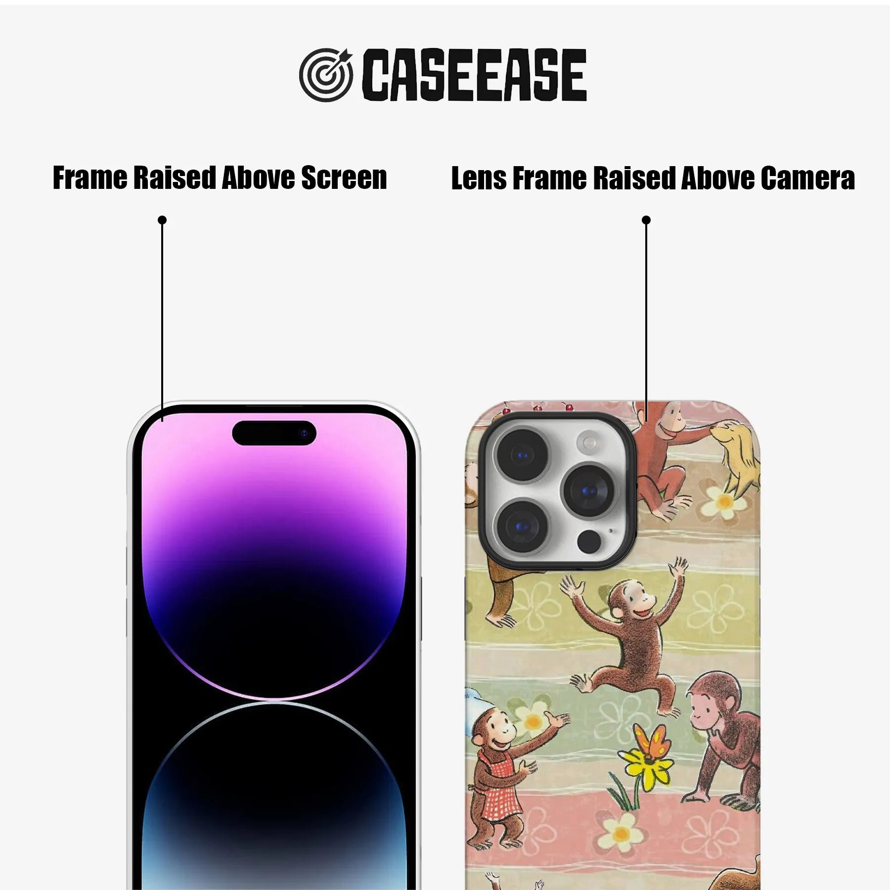 Curious Monkey Fun Phone Case