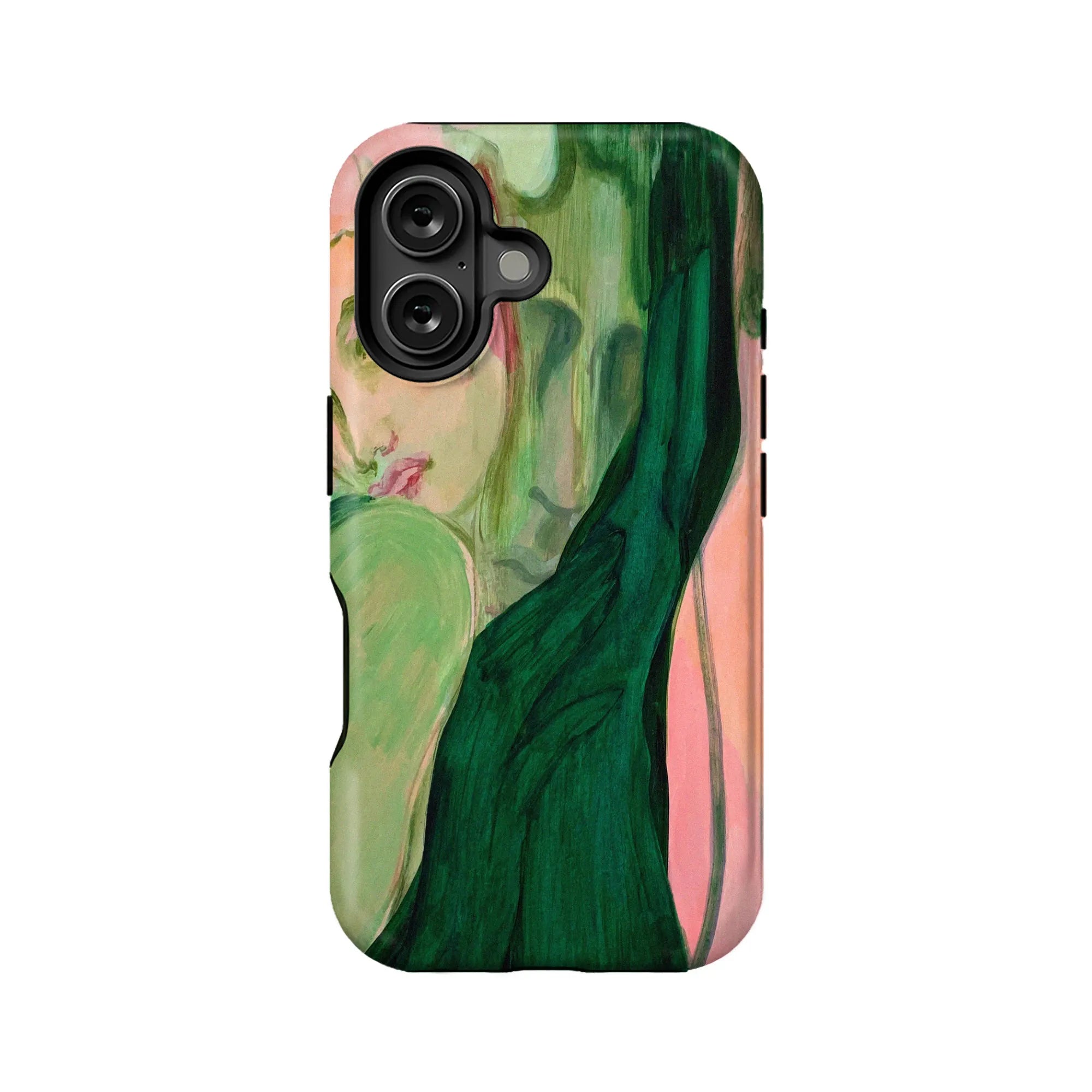 Artistic Green Woman Phone Case