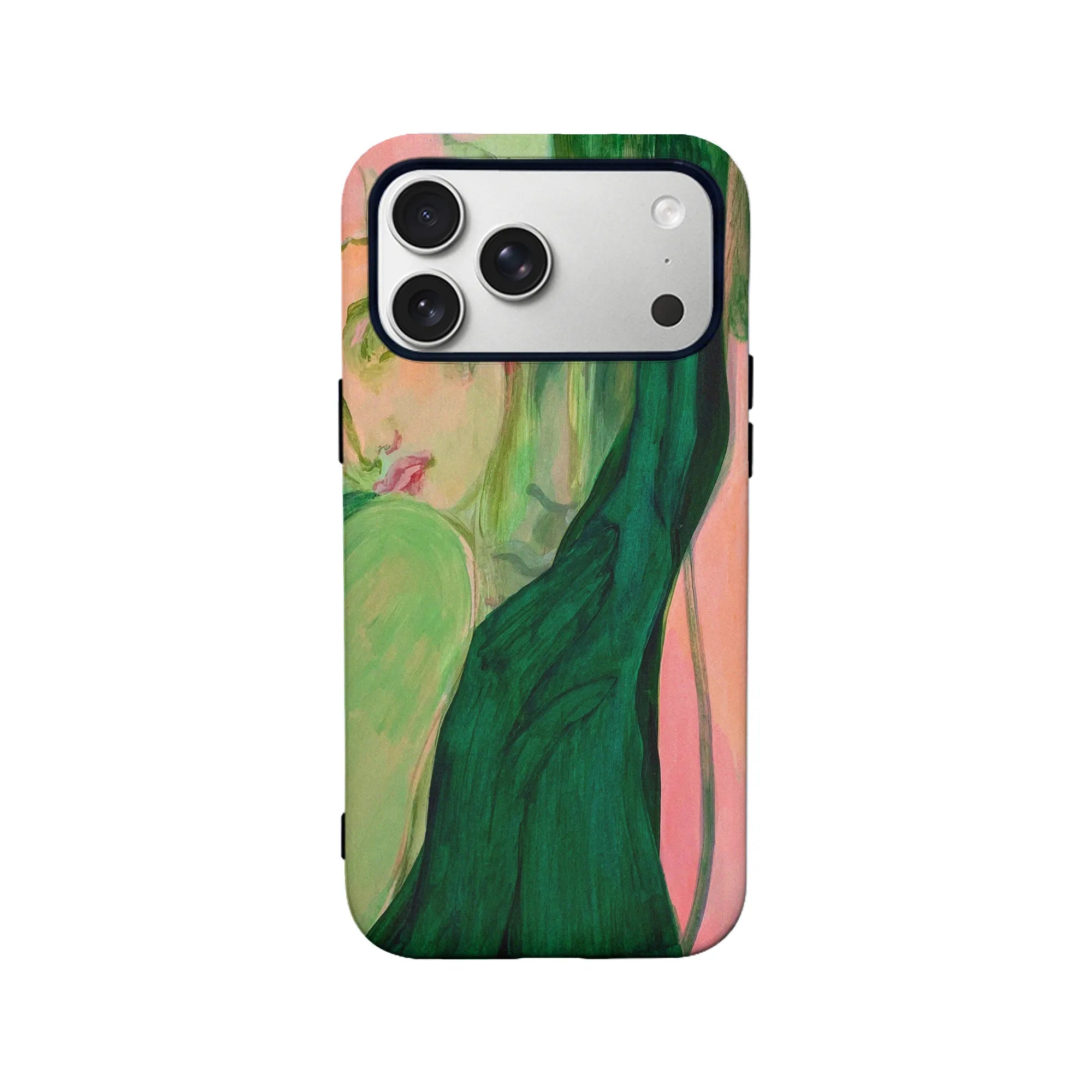 Artistic Green Woman Phone Case
