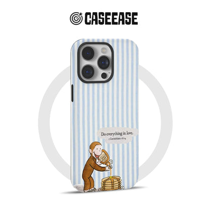 Funda para teléfono inspirada en el amor de Curious George