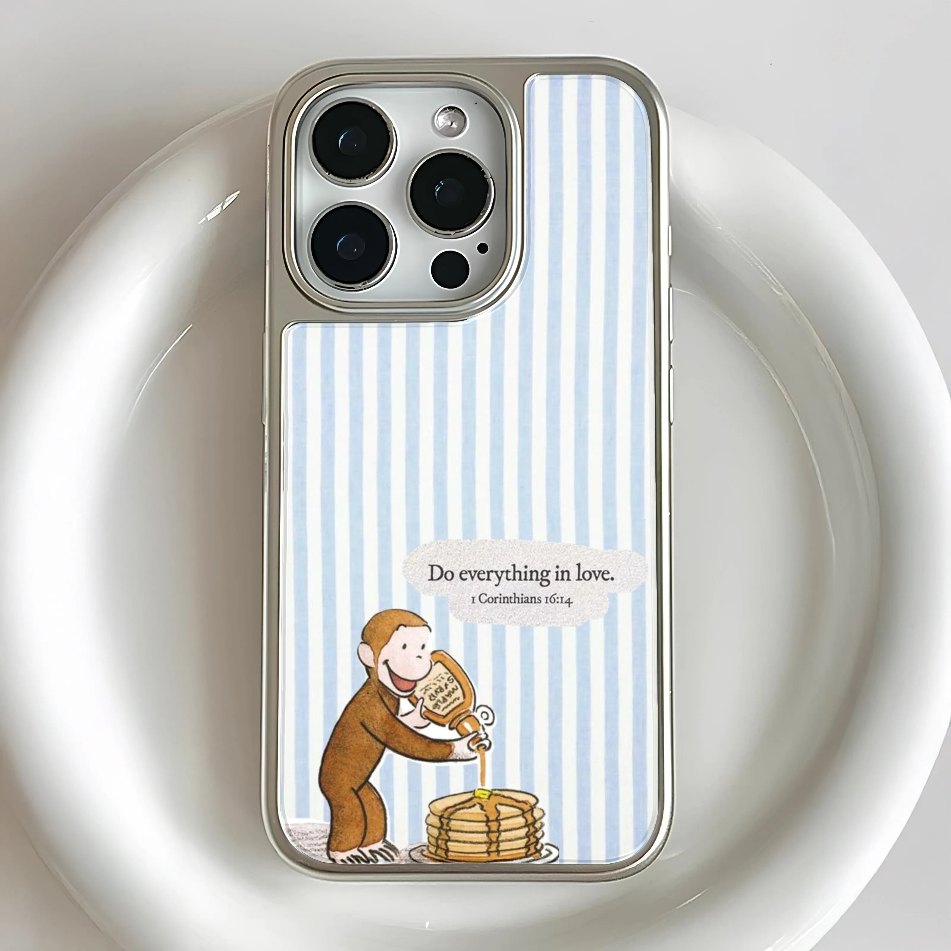 Curious George Pancake Phone Case - Fun and Inspirational Design