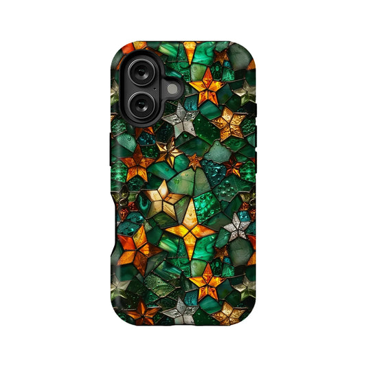 Mystical Green Star Phone Case