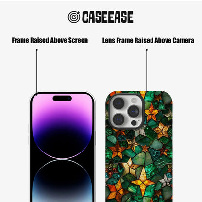 Mystical Green Star Phone Case