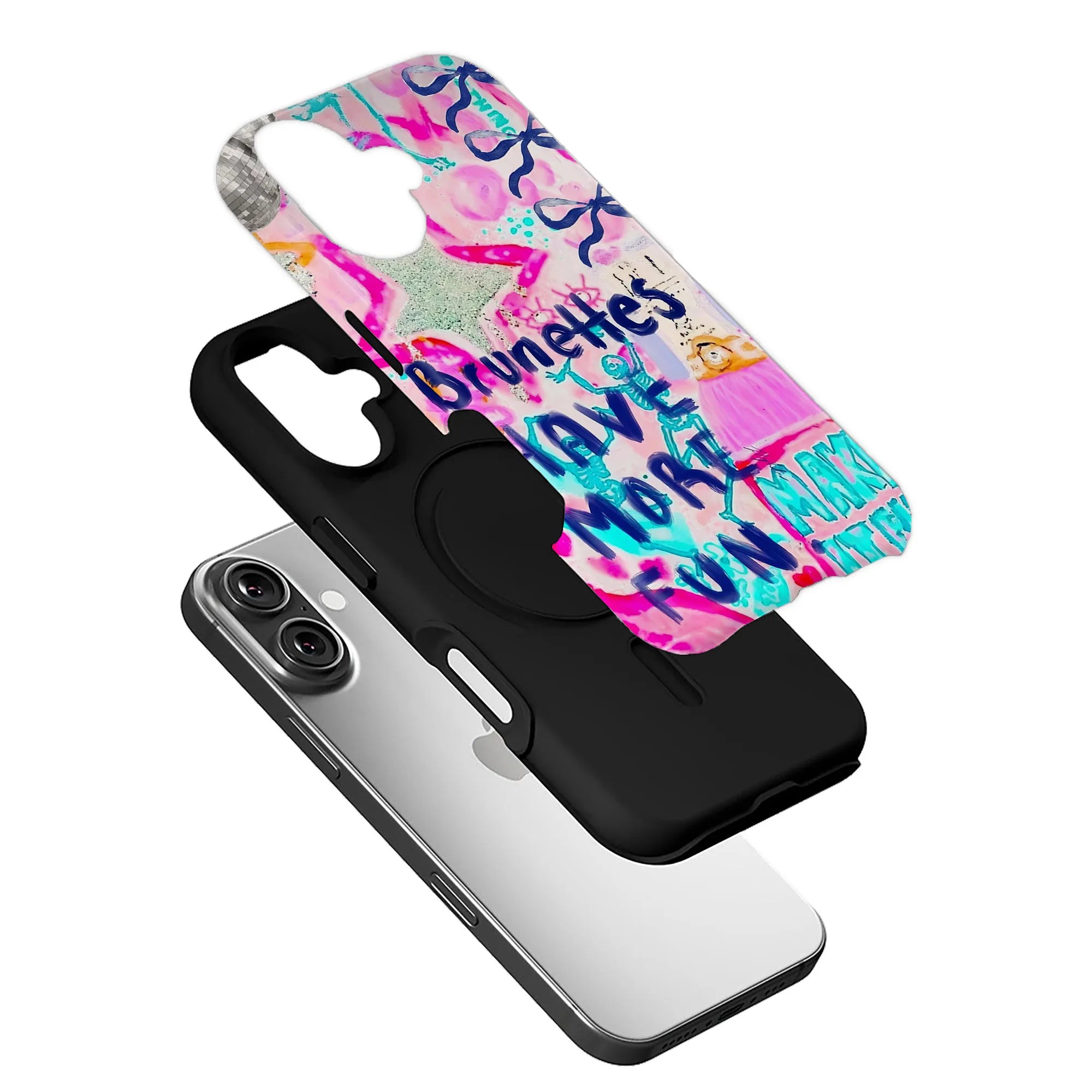 Brunettes Have More Fun Phone Case