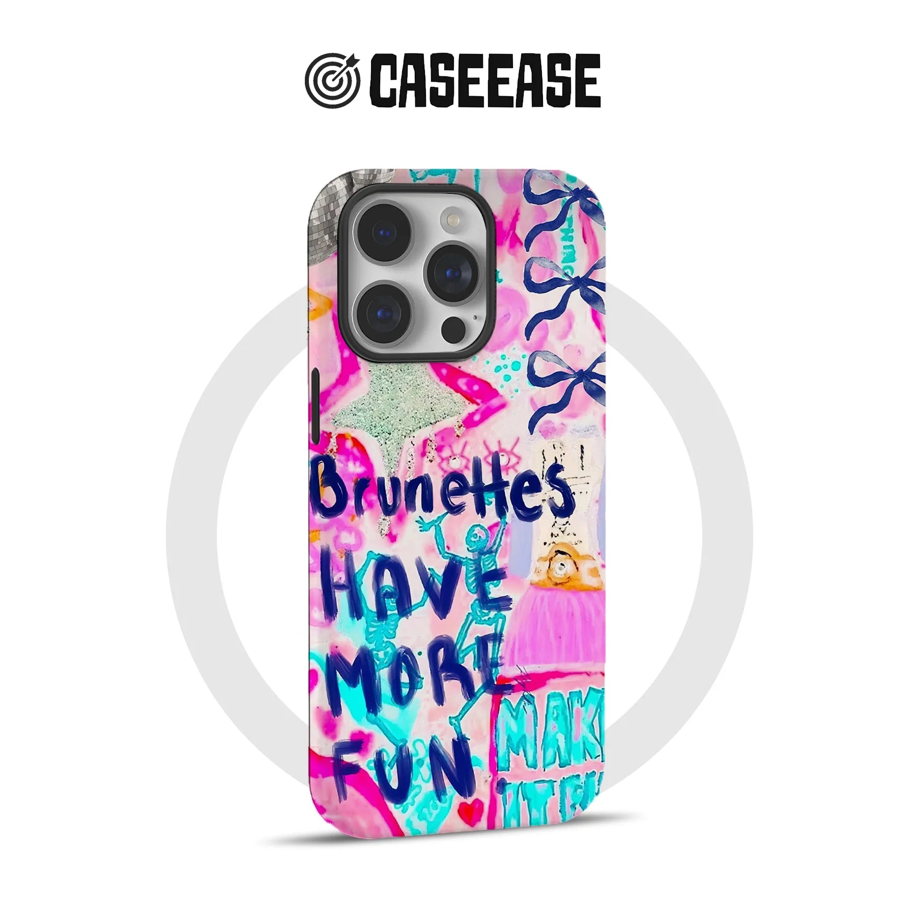 Brunettes Have More Fun Phone Case