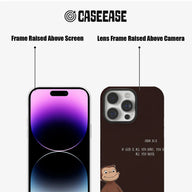 Funda para teléfono inspiradora con diseño de mono curioso