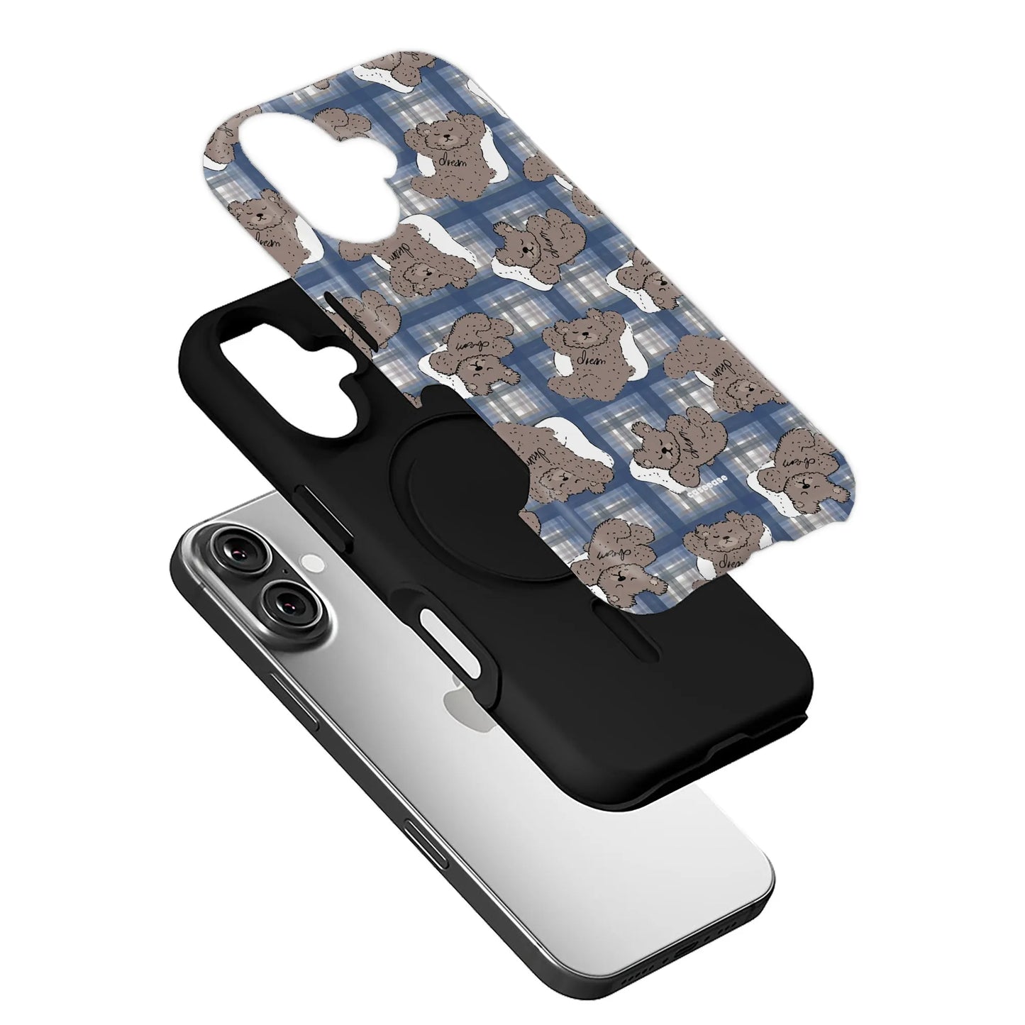 Cute Bear Pattern Phone Case