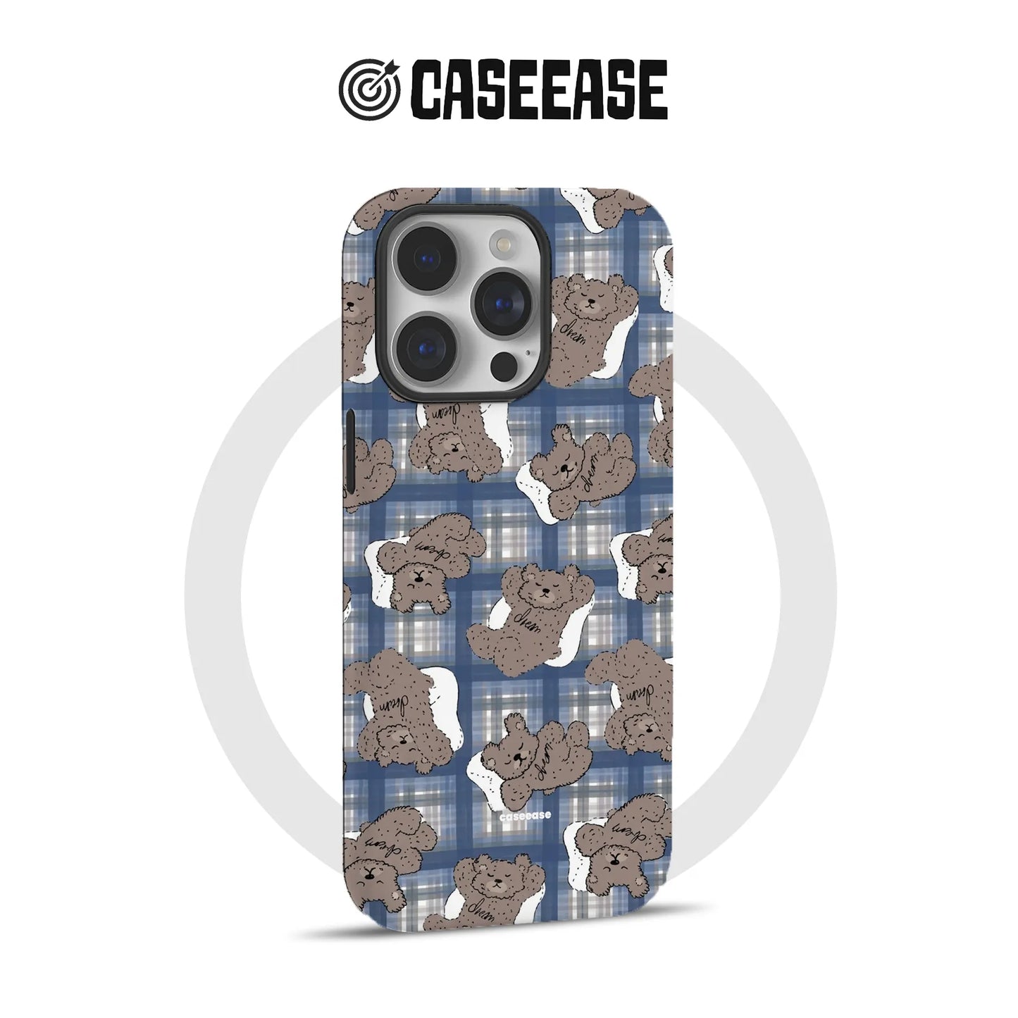 Cute Bear Pattern Phone Case